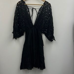 Free People black cotton Dress